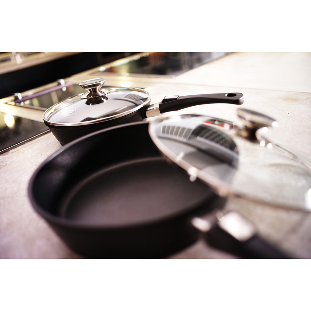 wok 32 cm con coperchio e accessori vario click berndes